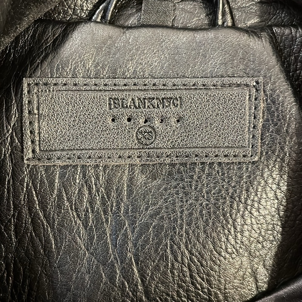 BLANKNYC Classic black faux leather jacket - Picture 2 of 6